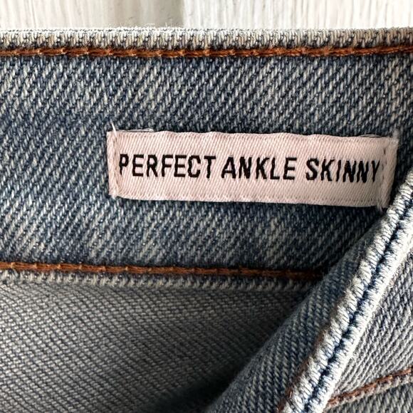 William Rast Perfect Ankle Skinny Raw Hem Jeans in Early Morning - Picture 7 of 10